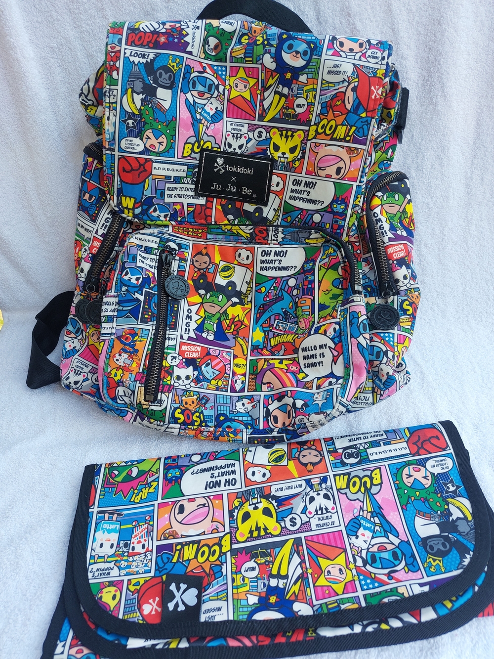 tokidoki x Ju-Ju-Be Comic Print Diaper Bag (Backpack)